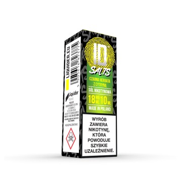 SALT TPD ID SALTS 18MG 10ML - CZARNA HERBATA Z CYTRYNĄ