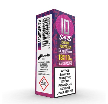SALT TPD ID SALTS 18MG 10ML - CZARNA PORZECZKA
