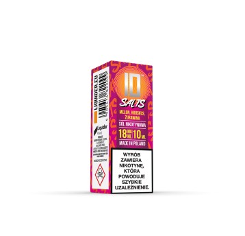 SALT TPD ID SALTS 18MG 10ML - MELON HIBISKUS ŻURAWINA