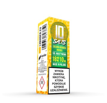 SALT TPD ID SALTS 18MG 10ML - ZIELONA HERBATA ANANAS