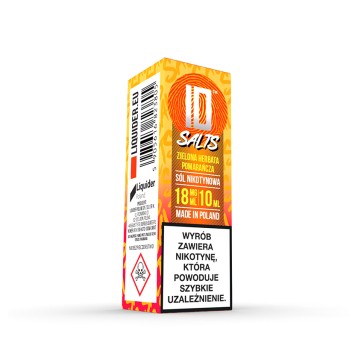 SALT TPD ID SALTS 18MG 10ML - ZIELONA HERBATA POMARAŃCZA