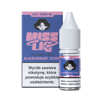 SALT TPD MISS LIQ 20MG 8ML - BLACKCURRANT LYCHEE