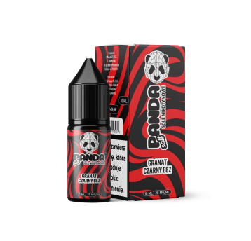 SALT TPD PANDA 20MG 10ML - GRANAT CZARNY BEZ