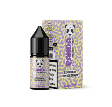 SALT TPD PANDA 20MG 10ML - LEMONIADA WINOGRONOWA