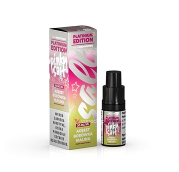 SALT TPD PINKY SALT PLATINUM 20MG 10ML - AGREST BORÓWKA MALINA