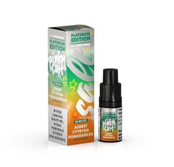 SALT TPD PINKY SALT PLATINUM 20MG 10ML - AGREST CYTRYNA POMARAŃCZA