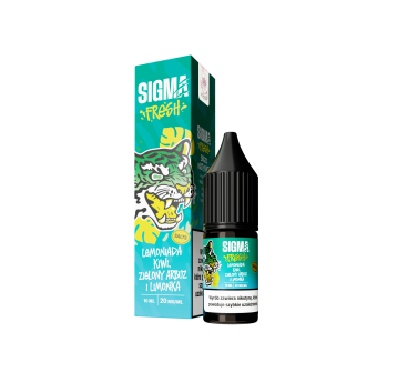SALT TPD SIGMA FRESH SALTS 20MG 10ML - LEMONIADA KIWI ZIELONY ARBUZ I LIMONKA