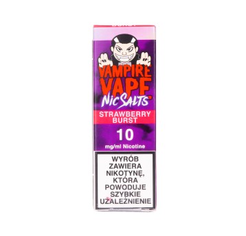 SALT TPD VAMPIRE VAPE 10ML 10MG - STRAWBERRY BURST