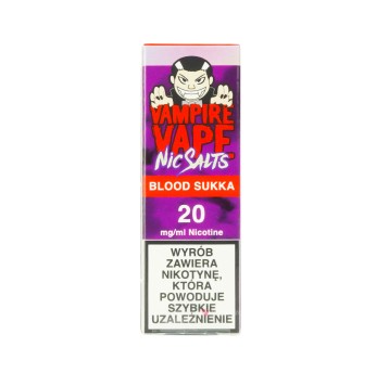 SALT TPD VAMPIRE VAPE 10ML 20MG - BLOOD SUKKA