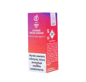 SALT TPD VBAR 20MG 10ML - LYCHEE PEAR GRAPE