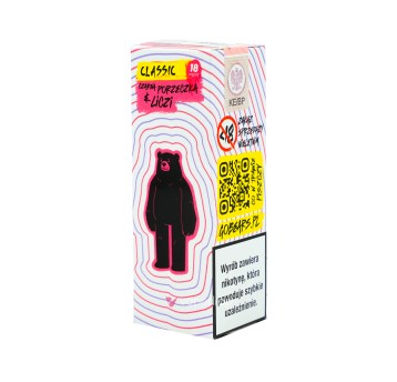 TPD GO BEARS CLASSIC 10ML - CZARNA PORZECZKA & LICZI 18MG
