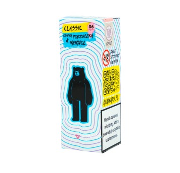 TPD GO BEARS CLASSIC 10ML - CZARNA PORZECZKA & MENTHOL 06MG