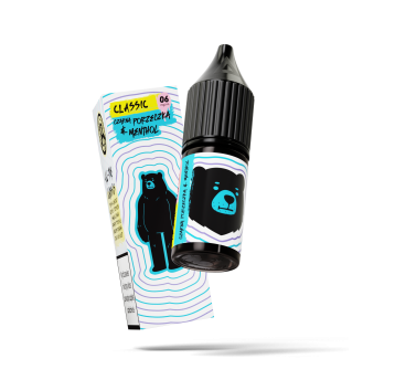 TPD GO BEARS CLASSIC 10ML - CZARNA PORZECZKA & MENTHOL 06MG