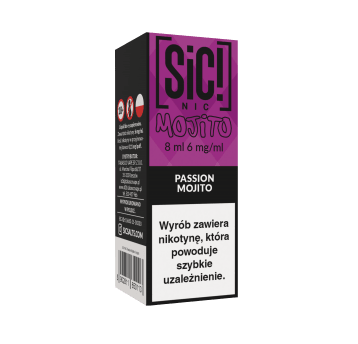 TPD SIC! 8ML - PASSION MOJITO 06MG