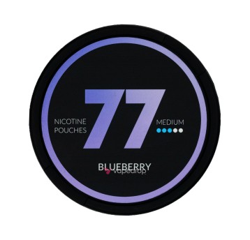 WORECZKI NIKOTYNOWE 77 - 10,4MG - BLUEBERRY - MEDIUM