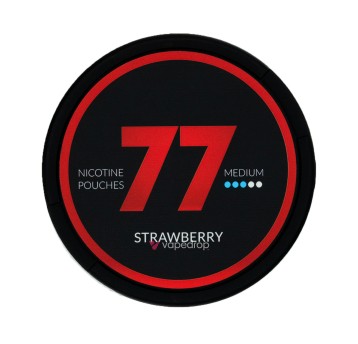 WORECZKI NIKOTYNOWE 77 - 10,4MG - STRAWBERRY - MEDIUM