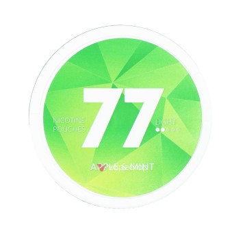 WORECZKI NIKOTYNOWE 77 - 5,2MG - APPLE & MINT - LIGHT