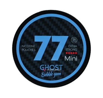 WORECZKI NIKOTYNOWE 77 GHOST - 20MG - MINI BUBBLE GUM - EXTRA STRONG