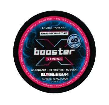 WORECZKI NIKOTYNOWE X-BOOSTER - 0MG - BUBBLE GUM 40MG - STRONG