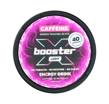 WORECZKI NIKOTYNOWE X-BOOSTER - 0MG - ENERGY DRINK 40MG - LIGHT