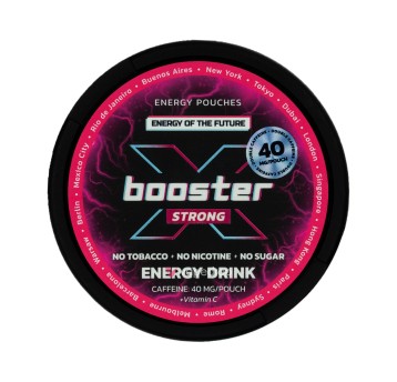 WORECZKI NIKOTYNOWE X-BOOSTER - 0MG - ENERGY DRINK 40MG - STRONG