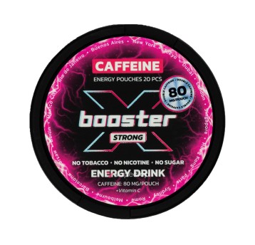 WORECZKI NIKOTYNOWE X-BOOSTER CAFFEINE - 0MG - ENERGY DRINK 80MG - STRONG